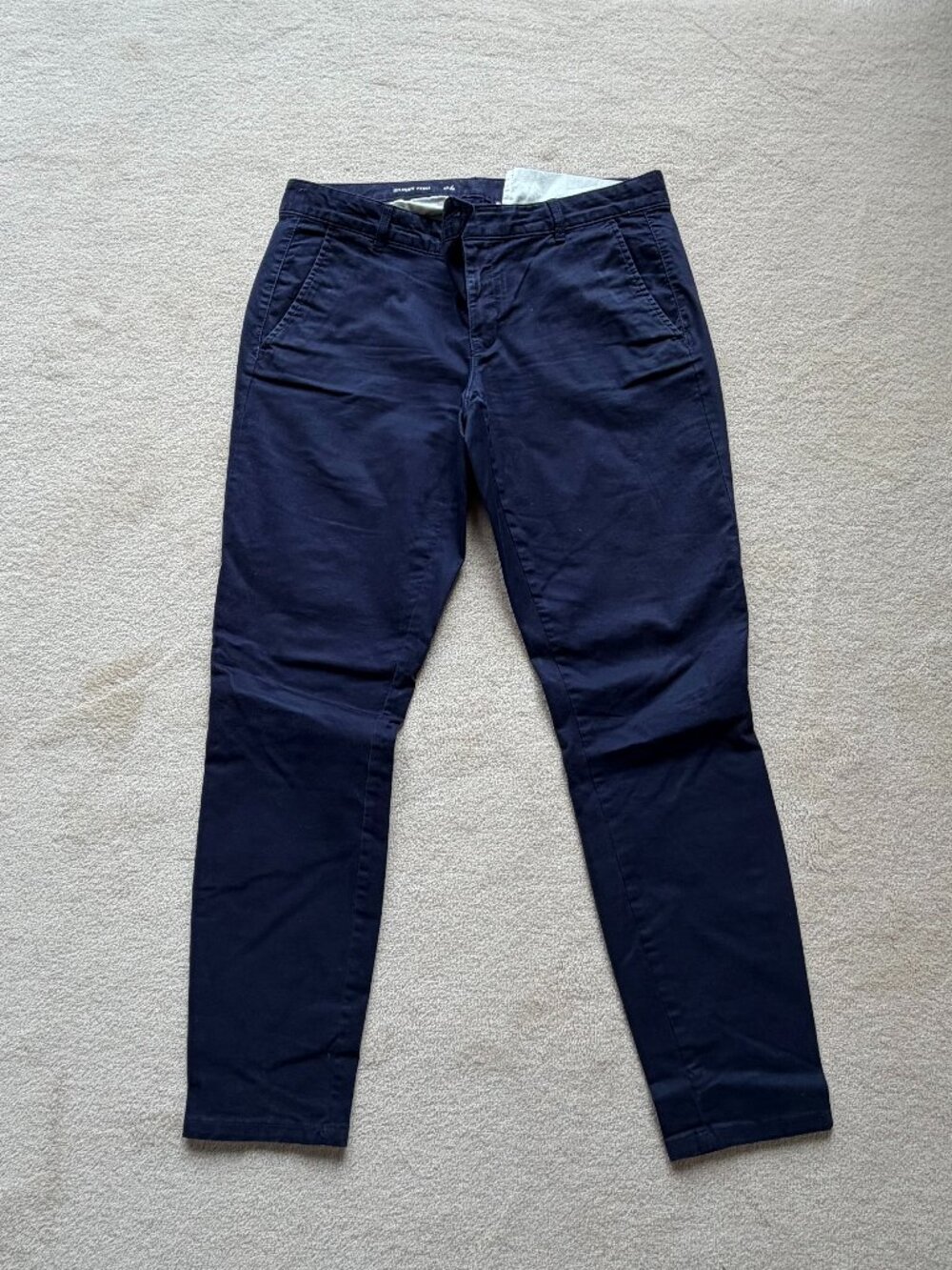 Gap Womens Pants Navy Size 6 Chino Khakis Skinny Mini Stretch Cotton